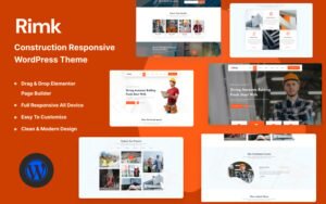 Rimk - Construction Responsive WordPress Theme - Nulled Download - EmpireGPL
