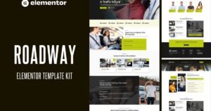 Roadway - Driving School Elementor Pro Template Kit - Nulled Download - EmpireGPL