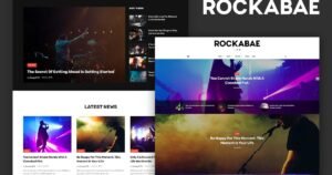 Rockabae - Music Blog & Magazine Elementor Template Kit - Nulled Download - EmpireGPL