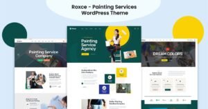 Roxce - Painting Services WordPress Theme - Nulled Download - EmpireGPL