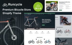 Runcycle - Bicycle Store Single Product Shopify 2.0 Responsive Theme Shopify Theme - Nulled Download - EmpireGPL