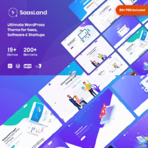 Saasland – MultiPurpose WordPress Theme for Saas Startup - Nulled Download - EmpireGPL