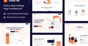 SaasTek - SaaS & Technology Elementor Template Kit - Nulled Download - EmpireGPL