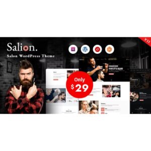 Salion - Hair Salon WordPress Theme - Nulled Download - EmpireGPL