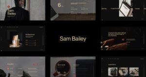 Sam Bailey - Personal CV/Resume WordPress Theme - Nulled Download - EmpireGPL