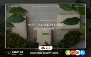 Saunaa - Cosmetics, Beauty and Spa Shopify Theme - Nulled Download - EmpireGPL