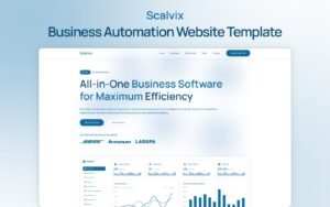 Scalvix - Business Automation Elementor Template Elementor Kit - Nulled Download - EmpireGPL