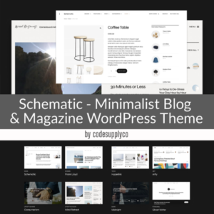 Schematic - Minimalist Blog & Magazine WordPress Theme - Nulled Download - EmpireGPL