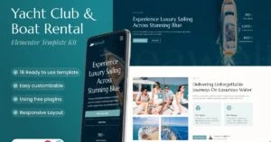 Seawell - Yacht Club & Boat Rental Elementor Template Kit - Nulled Download - Empiregpl