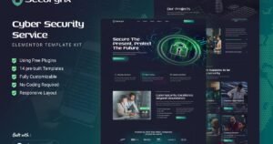 Securynx - Cyber Security Services Elementor Template Kit - Nulled Download - EmpireGPL