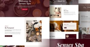 Senses - Beauty Spa Salon Elementor Template Kit - Nulled Download - EmpireGPL