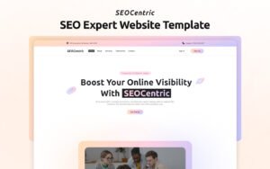 Seocentric – SEO Expert OnePage Elementor Template Elementor Kit - Nulled Download - EmpireGPL