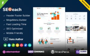 SEOeach - Digital marketing and SEO WordPress Theme - Nulled Download - EmpireGPL