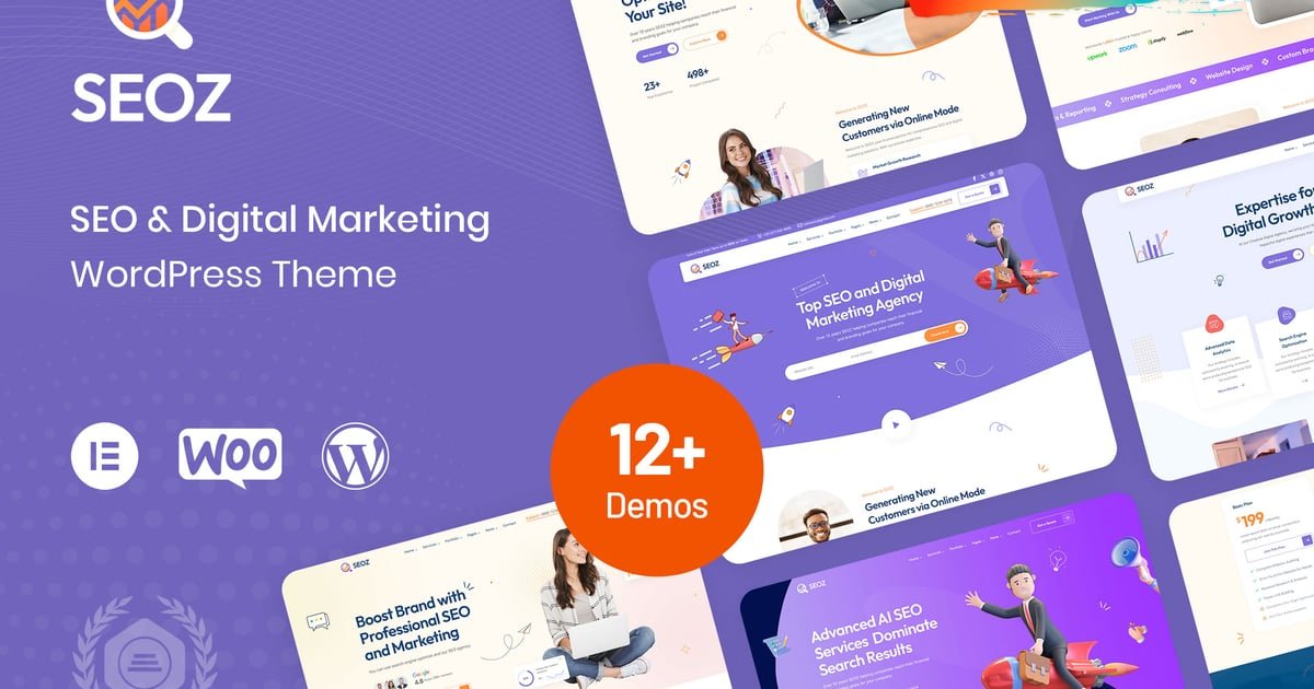 Seoz - SEO & Digital Marketing WordPress Theme - Nulled Download - EmpireGPL