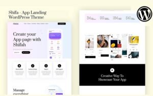 Shifah - FREE App Landing Page WordPress Theme - Nulled Download - EmpireGPL