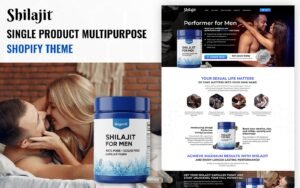 Shilajit For Men - Single Product Multipurpose Shopify Theme - Nulled Download - EmpireGPL