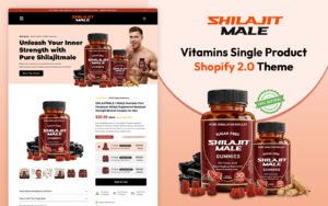 Shilajit Male - Vitamins Single Product Multipurpose Shopify Theme - Nulled Download - EmpireGPL