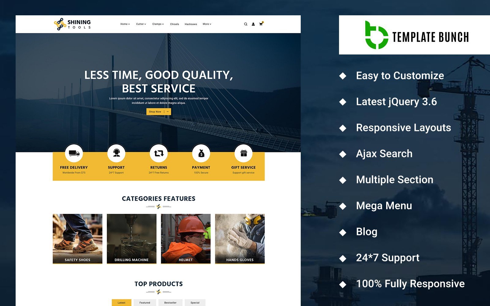 Shining – Tools Ecommerce Theme On Shopify Website Template Shopify Theme – Nulled Download – Empiregpl Shining – Tools Ecommerce Theme On Shopify Website Template Shopify Theme – Nulled Download – Empiregpl