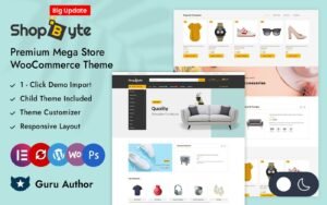 ShopByte - Mega Store Elementor WooCommerce Responsive Theme WooCommerce Theme - Nulled Download - EmpireGPL