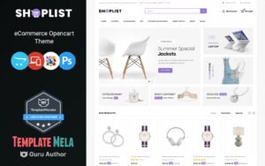 Shoplist - Mega Store and Multipurpose OpenCart Template - Nulled Download - EmpireGPL