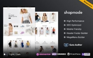 Shopmode - Fashion, Apparel and Clothing Store Woocommerce Multipurpose Responsive Theme WooCommerce Theme - Nulled Download - EmpireGPL