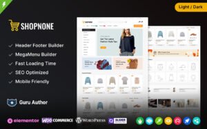 Shopnone - Fashion and Mega Shop Multipurpose WooCommerce Theme - Nulled Download - EmpireGPL
