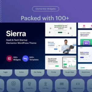 Sierra - SaaS & Tech Startup Elementor WordPress Theme - Nulled Download - EmpireGPL