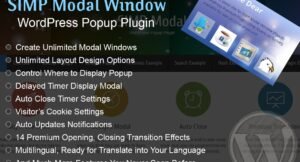 Simp Modal Window - WordPress Plugin - Nulled Download - EmpireGPL