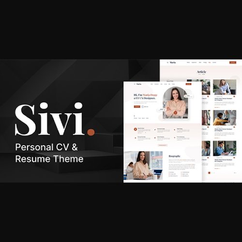 Sivi - Personal CV/Resume Theme - Nulled Download - EmpireGPL