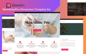 Skinshinepro WooCommerce Elementor Template Kit Elementor Kit - Nulled Download - EmpireGPL