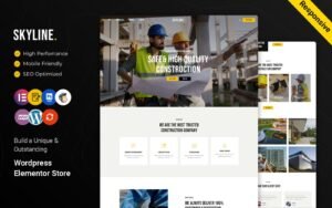 Skyline - Construction and Real Estate Multi-Purpose Business Elementor WordPress theme WordPress Theme - Nulled Download - EmpireGPL