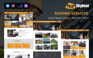 SkyRoof – Roofing Services & Roof Repair Company WordPress Theme - Nulled Download - EmpireGPL