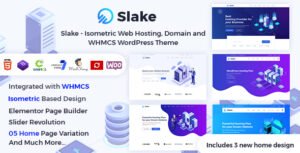 Slake - Isometric Web Hosting, Domain and WHMCS WordPress Theme - Nulled Download - EmpireGPL