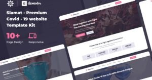 Slamat - Pandemic Awareness Elementor Template Kit - Nulled Download - EmpireGPL