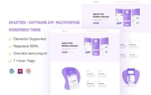 Smarters - Software & App Multipurpose & Responsive WordPress Theme - Nulled Download - EmpireGPL