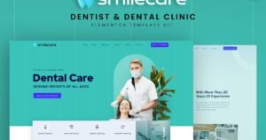 Smilecare - Dentist & Dental Clinic Elementor Template Kit - Nulled Download - EmpireGPL