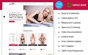 Snug Lingerie - Responsive OpenCart Theme for eCommerce OpenCart Template - Nulled Download - EmpireGPL