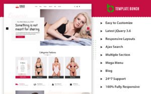 Snug Lingerie - Responsive Shopify Theme for eCommerce - Nulled Download - EmpireGPL