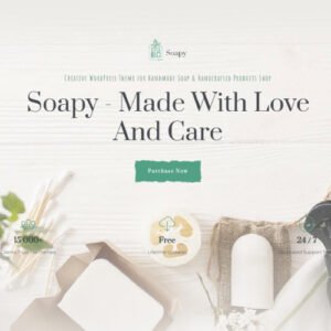 Soapy - Handmade & Organic Skincare WordPress - Nulled Download - EmpireGPL