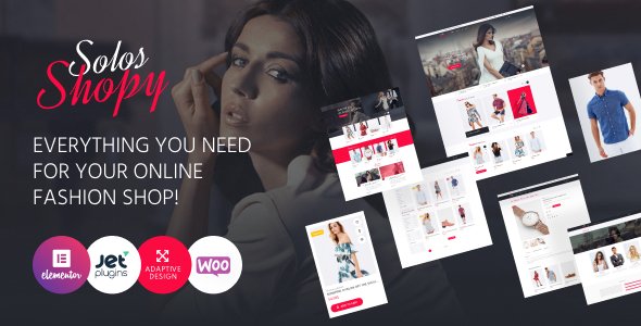 SolosShopy - Fashion Shop Elementor WooCommerce Theme - Nulled Download - EmpireGPL