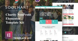 SoolHart - Charity NonProfit Elementor Template Kit - Nulled Download - EmpireGPL