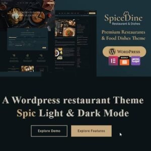 SpiceDine - WordPress Theme For Hotels & Restaurants - Nulled Download - EmpireGPL