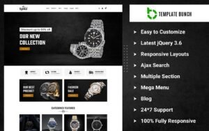Spike Watch - Responsive Shopify Theme for eCommerce - Nulled Download - EmpireGPL