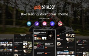 Spinloop - Bike Racing Club Multipurpose Responsive WordPress Theme - Nulled Download - EmpireGPL