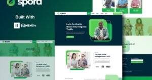Spora - Digital Agency & Creative Elementor Template Kits - Nulled Download - EmpireGPL