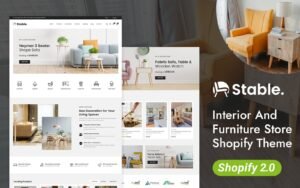 Stable - Interior Furniture and Homedecor Store Shopify 2.0 Responsive Theme Shopify Theme - Nulled Download - EmpireGPL