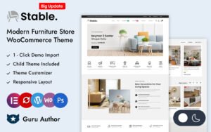 Stable - Modern Interior and Furniture Store Elementor WooCommerce Responsive Theme WooCommerce Theme - Nulled Download - EmpireGPL