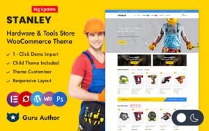 Stanley - Tools Hardware Store Elementor WooCommerce Responsive Theme WooCommerce Theme - Nulled Download - EmpireGPL