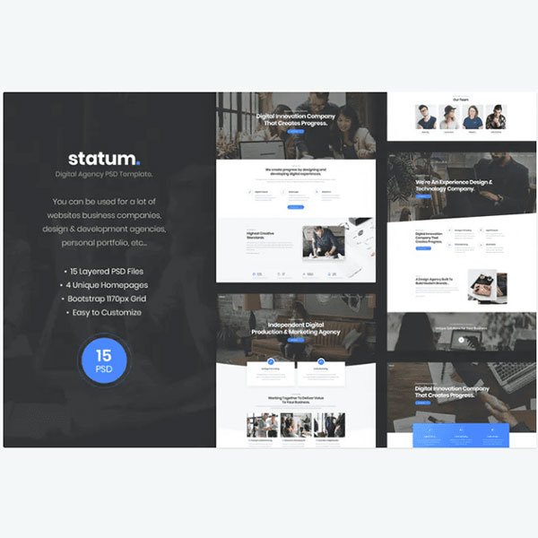 Statum - Business & Agency WordPress Theme - Nulled Download - EmpireGPL