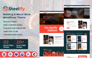 Steelify - Welding & Metal Work WordPress Theme - Nulled Download - EmpireGPL